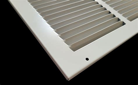 Heavy Duty Steel Return Air Grille | HVAC Vent Cover Grill, White | eBay