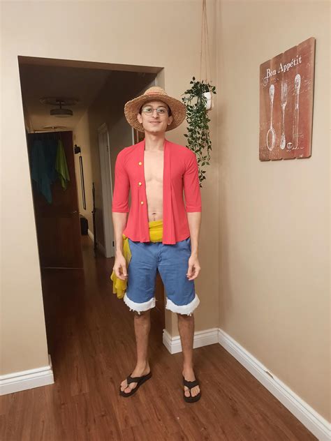 Luffy cosplay made by me : r/OnePiece