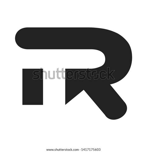 Letter Tr Logo Design Monogram Symbol Stock Vector (Royalty Free) 1417175603