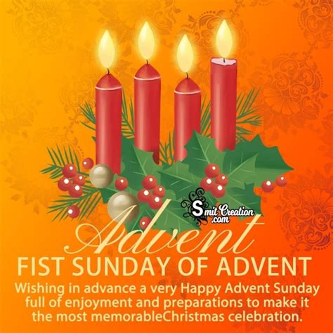 Happy Advent Sunday Wishes, Blessings, Messages Images - SmitCreation.com