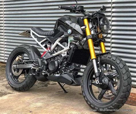 BMW G310R given extreme makeover in latest mod job