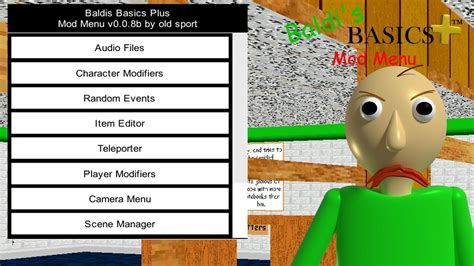 (SEIZURE AND LOUD WARNING!) Baldi's Basics Plus Mod Menu | Baldi's ...