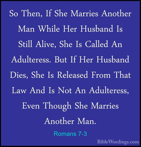 Romans 7 - Holy Bible English - BibleWordings.com