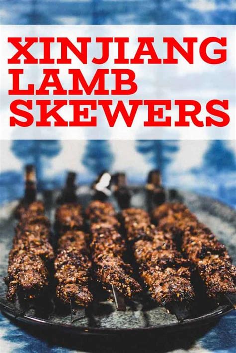 Chinese Xinjiang Lamb Skewers - A recipe from Cook Eat World