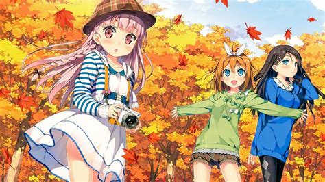 Anime Autumn Girl Scenery girls wallpaper | 1920x1080 | 1100440 | WallpaperUP