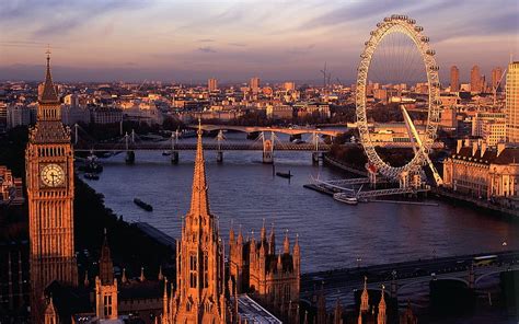 Online crop | HD wallpaper: London skyline, city, London Eye, Big Ben ...