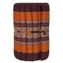 Thai Mat Rollable Mattress 190x50x4.5cm Burgundy Orange - Fine Asianliving