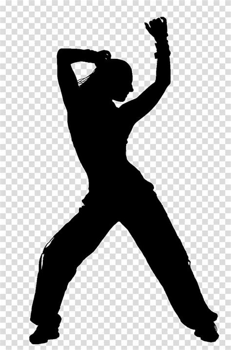Woman raising hand silhouette illustration, Dance studio Zumba Fitness Centre, Free Zumba ...