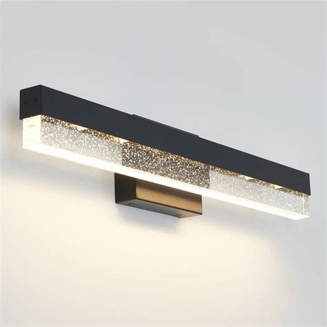 Bubble Bar Integrated LED Vanity Light Black | Artika