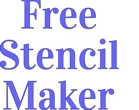 Free Stencil Maker | Make Your Own Stencils