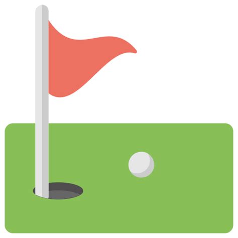 Golf course Generic color fill icon