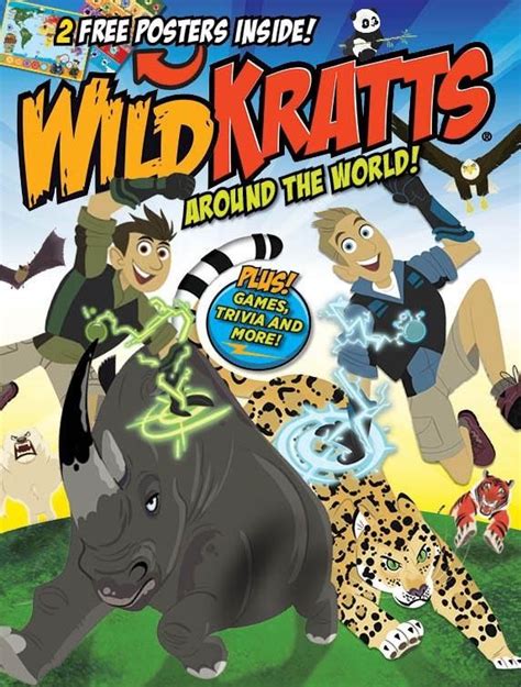 Wild Kratts—Around the World! | Wild kratts, Free poster, Fun facts