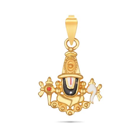 Balaji Gold Pendant