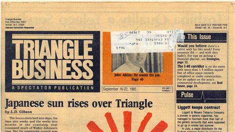 Throwback Thursday – Looking back as TBJ enters 30th year - Triangle ...