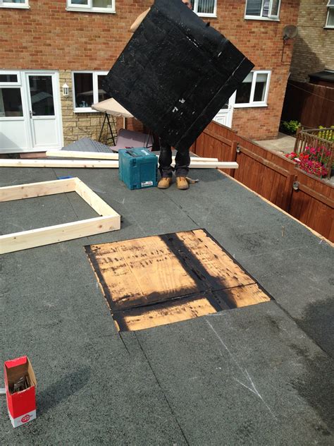 Flat Roof Skylight Fitting - Permaroof Newcastle Roofing Contractors