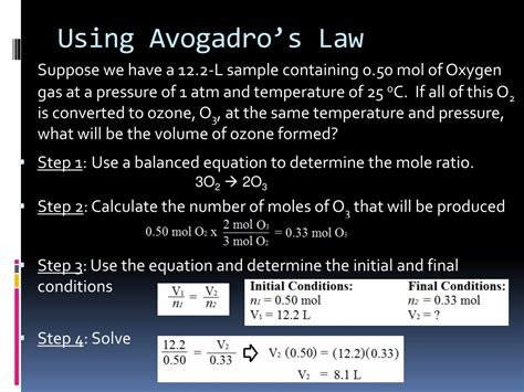 PPT - Avogadro’s Law PowerPoint Presentation, free download - ID:1534299