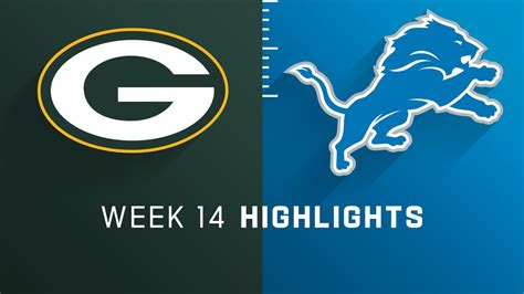 Green Bay Packers vs. Detroit Lions highlights | Week 14