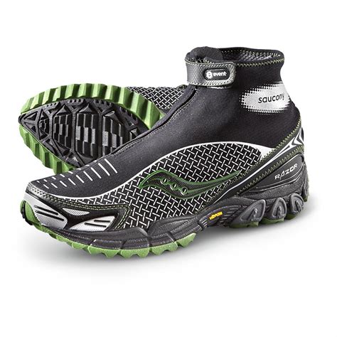 Men's Saucony® ProGrid™ Razor Waterproof Trail Running Shoes, Black ...