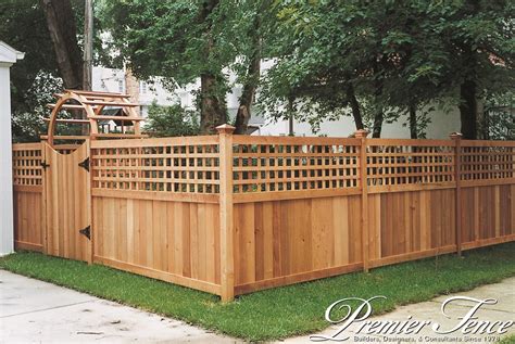 Wood Lattice Fence – Premier Fence Inc. Fence Minneapolis St Paul ...