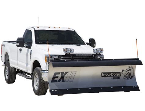 SnowDogg EX80 II Stainless Steel Snow Plow - SnowDogg EX Series Plow For 3/4 Ton & Super Duty ...