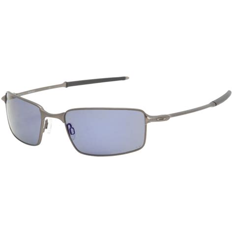 Oakley Square Wire Pewter Sunglasses - Polarized | Backcountry.com