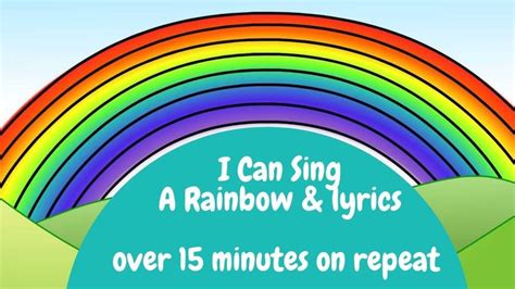 Rainbow Song | I Can Sing A Rainbow Lyrics on repeat - YouTube ...