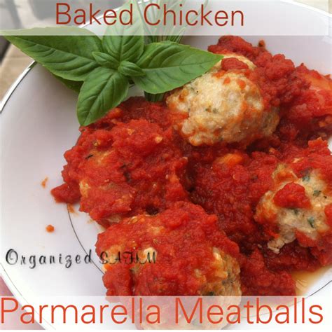 Anyonita Nibbles | Gluten-Free Recipes : Baked Chicken Parmarella Meatballs Two Ways