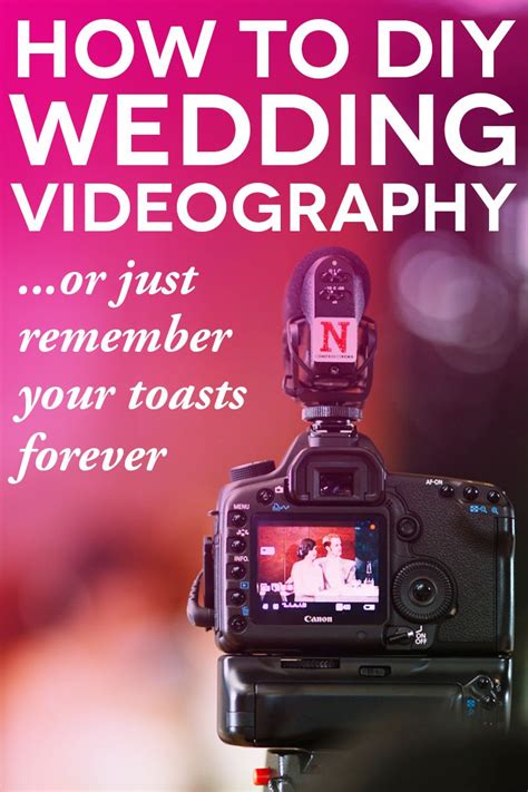 DIY Wedding Videography Tips for Non-Pros | A Practical Wedding | Diy wedding videography ...