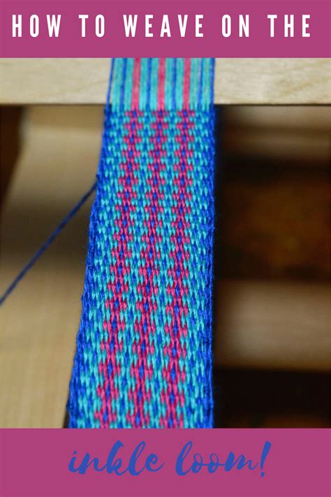 Free inkle loom video tutorial! | Inkle loom, Loom patterns, Weaving