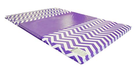 Chevron Zigzag 4' x 6' x 2" Folding Gymnastics Mat | AK Athletic Equipment