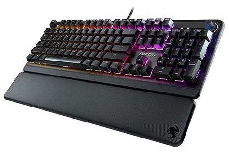 ROCCAT Pyro RGB Mechanical Gaming Keyboard with Detachable Palm Rest ...