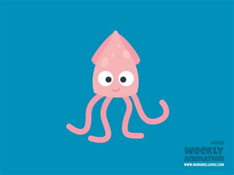 Squid by Maria Keller on Dribbble