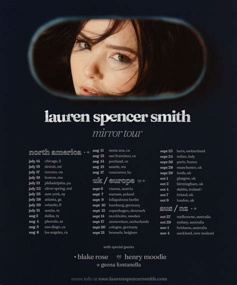 Lauren Spencer-Smith - Mirror Tour - 14 August 2023 - McMenamins Crystal Ballroom - Event/Gig ...