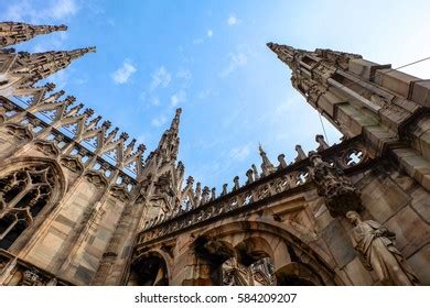 Duomo Di Milano Rooftop Stock Photo 584209207 | Shutterstock