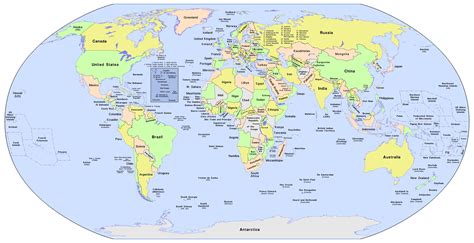 Free Blank Printable World Map Labeled | Map of The World [PDF]