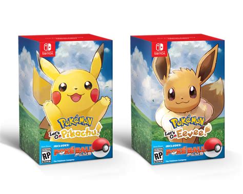 You'll Be Able To Buy Pokémon Let's Go Pikachu And Eevee With A Poké Ball Plus Included ...