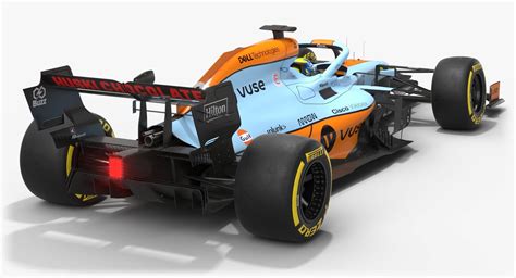 OpticalDreamSoft - McLaren F1 2021 MCL35M Formula 1 Monaco Livery 3D model