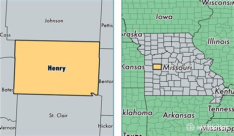 Henry County, Missouri / Map of Henry County, MO / Where is Henry County?