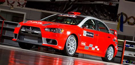 MML Sports unveils Mitsubishi Evo X Group N rally car