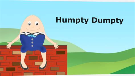 Humpty Dumpty Rhyming Words