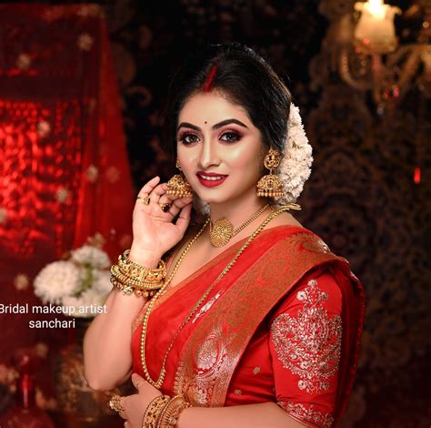 Bridal makeup artist sanchari