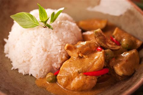 Thai Curry Chicken with Jasmine Rice Recipe