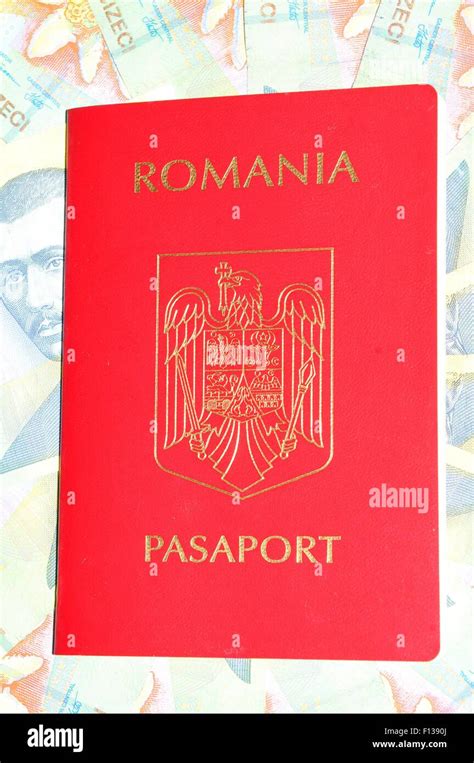 Romanian passport hi-res stock photography and images - Alamy