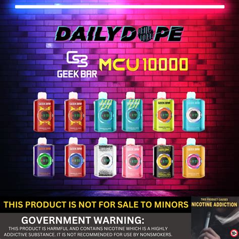 GEEKBAR MCU 10,000 PUFFS – Daily Dope Official Store