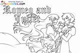Romeo And Juliet Coloring Pages sketch template