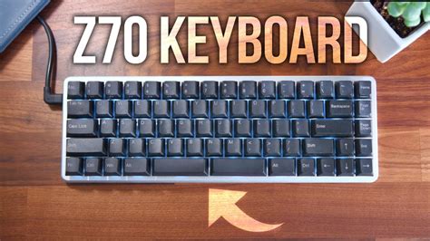 0.01 Z70 Keyboard Review - 2 Space Bars? - YouTube