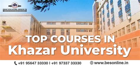 Top Courses in Khazar University, Azerbaijan | Courses and Scope for ...