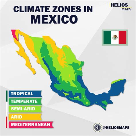 Climate zones in Mexico (@heliosmaps) : r/MapPorn