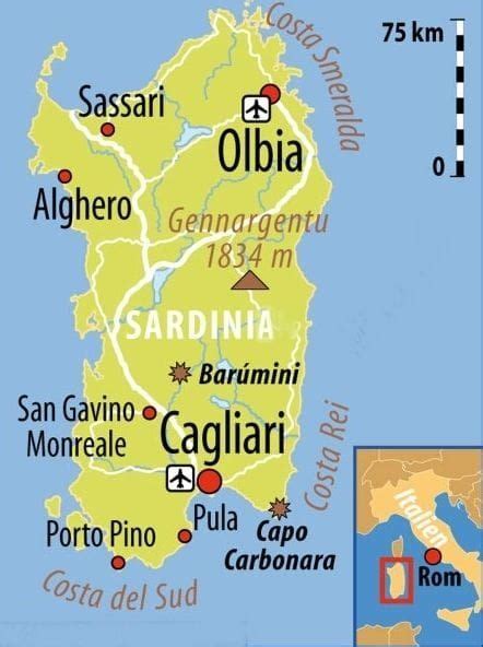 How to get to Sardinia: The Definitive Guide By A Local! | Sardinia, Sardinia airport, Airport map