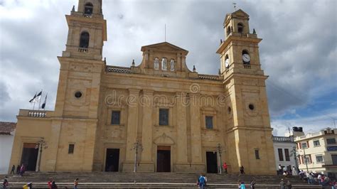 Church of Chiquinquira - Colombia Editorial Stock Photo - Image of ...